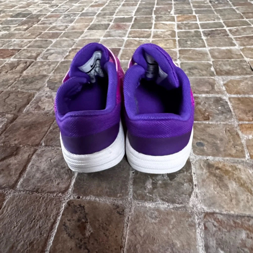 Nike Kids Fuchsia and Violet Sneakers